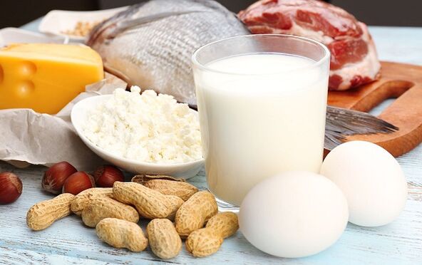 Alimentos dietéticos con proteínas