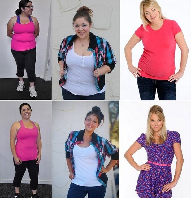 Fotos de antes y después de la pérdida de peso de Maggi